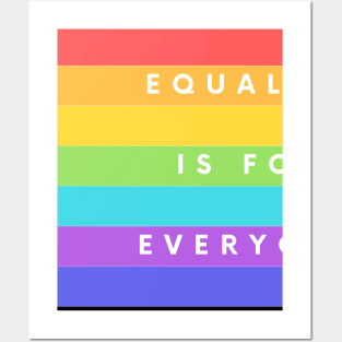 equality Posters and Art